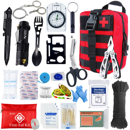 Auto Erste Hilfe & Survival Set für Notfallsituationen