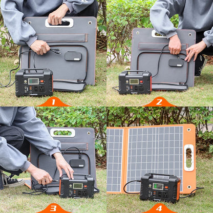 Flashfish E200 Solar-Generator 200W