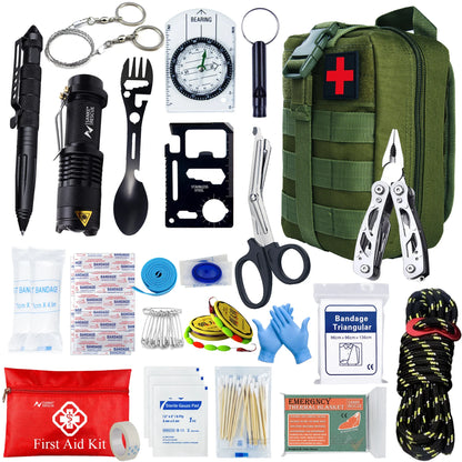 Auto Erste Hilfe & Survival Set für Notfallsituationen
