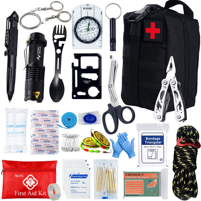 Auto Erste Hilfe & Survival Set für Notfallsituationen